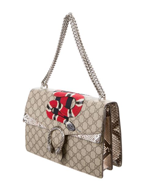 gucci python dionysus bag|gucci dionysus medium shoulder bag.